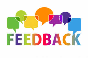 Feedback with talk bubbles