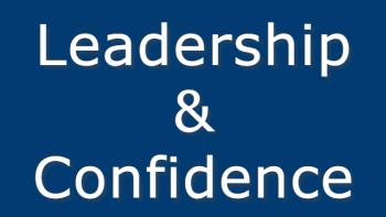 Leadership and Confidence title card