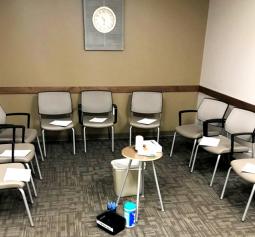 Group therapy room at Strong Recovery clinic